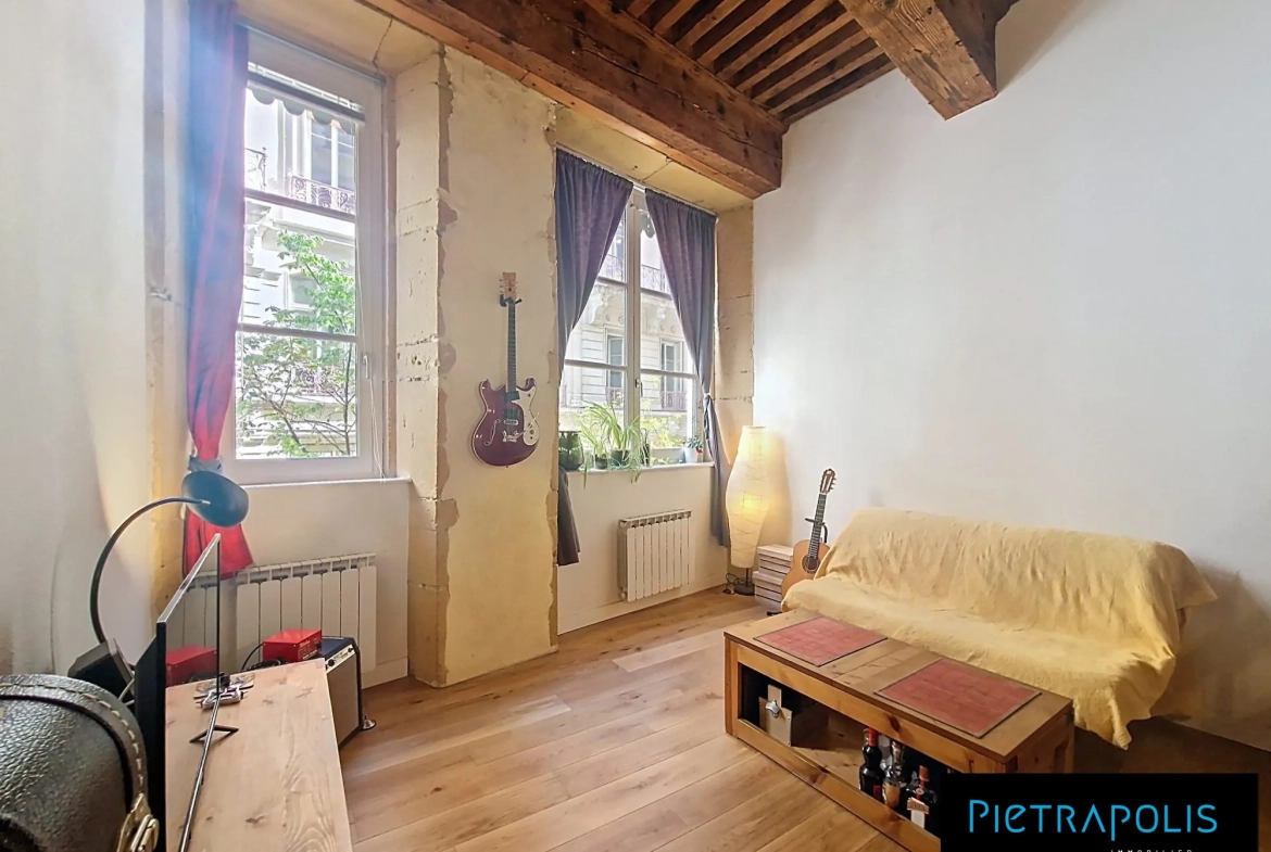 Appartement T1 bis de 35 m² avec mezzanine au cœur de Lyon 