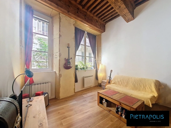 Appartement T1 bis de 35 m² avec mezzanine au cœur de Lyon
