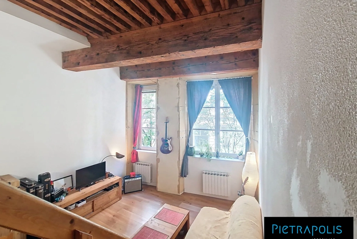 Appartement T1 bis de 35 m² avec mezzanine au cœur de Lyon 