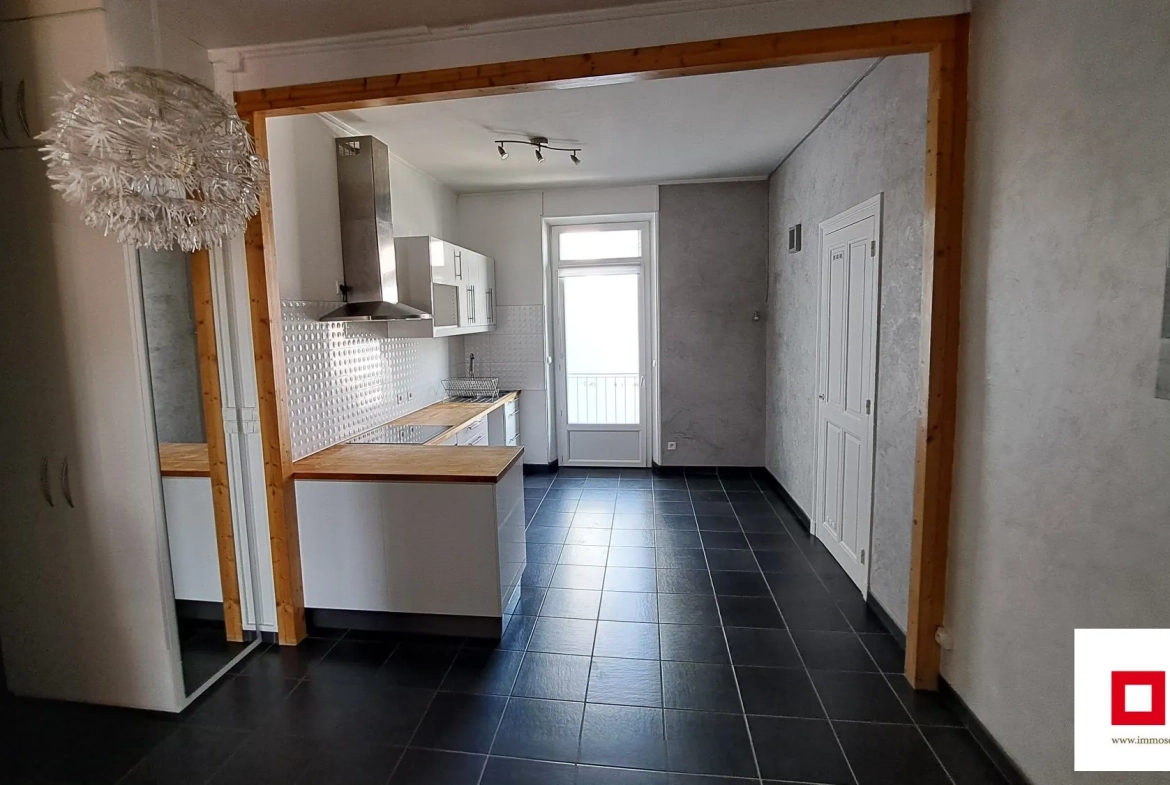 A vendre appartement T2 rénové à Grenoble, 44,40 m² avec balcon et cave 