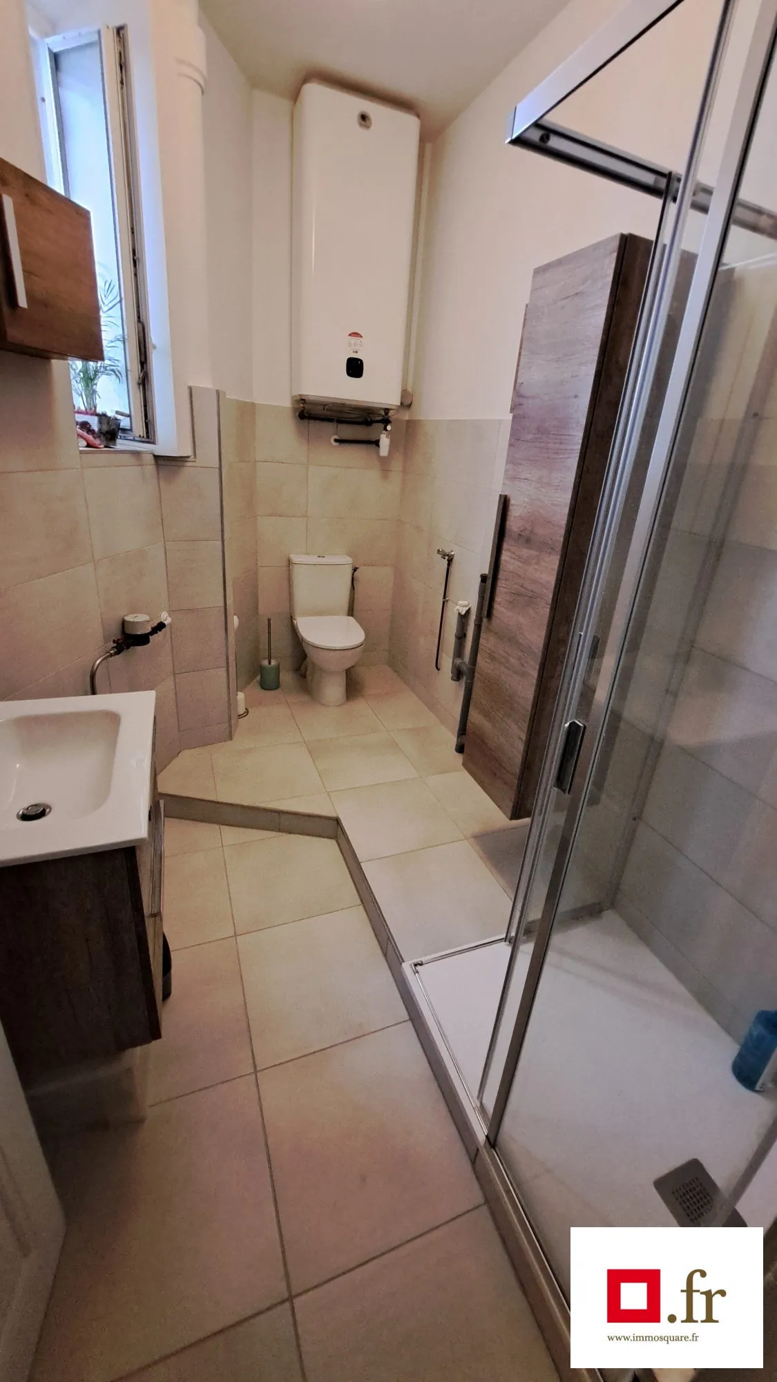 A vendre appartement T2 rénové à Grenoble, 44,40 m² avec balcon et cave 