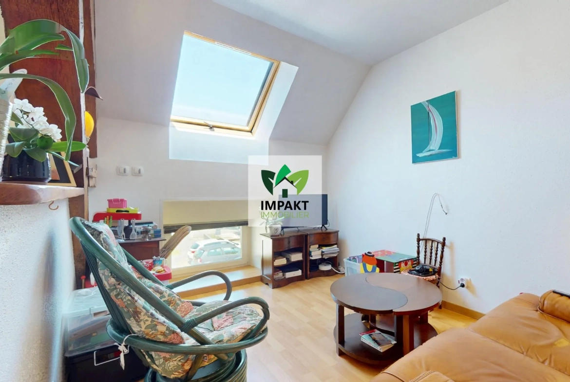 Appartement duplex à vendre à Allenjoie, calme avec terrain, parfait pour premier achat 