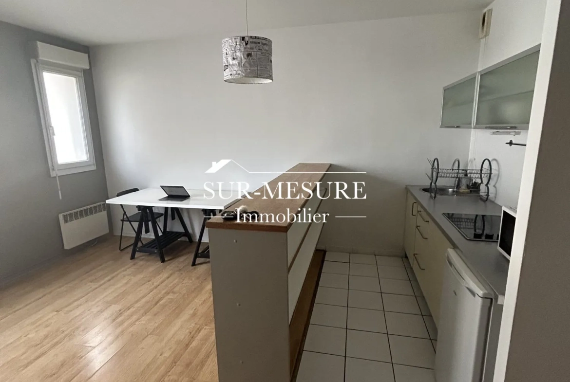 Appartement T1 meublé de 31 m² à Lille, avec parking intérieur et proche commodités 