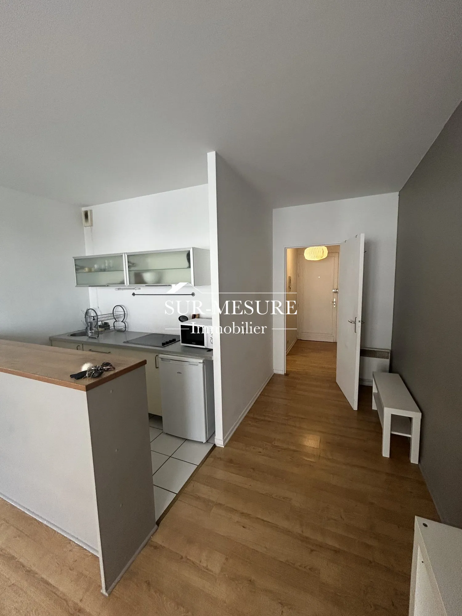 Appartement T1 meublé de 31 m² à Lille, avec parking intérieur et proche commodités 