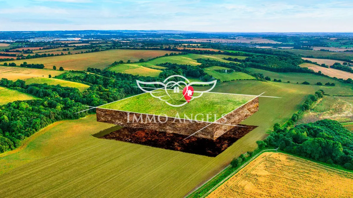 Terrain constructible de 492 m² à Le Thor, proche Avignon et l'Isle sur la Sorgue 