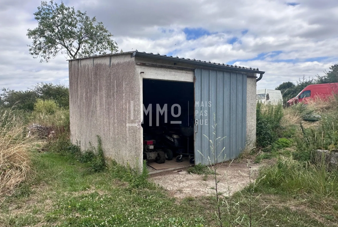 Maison de campagne à rénover à Montval-sur-Loir avec grand terrain 