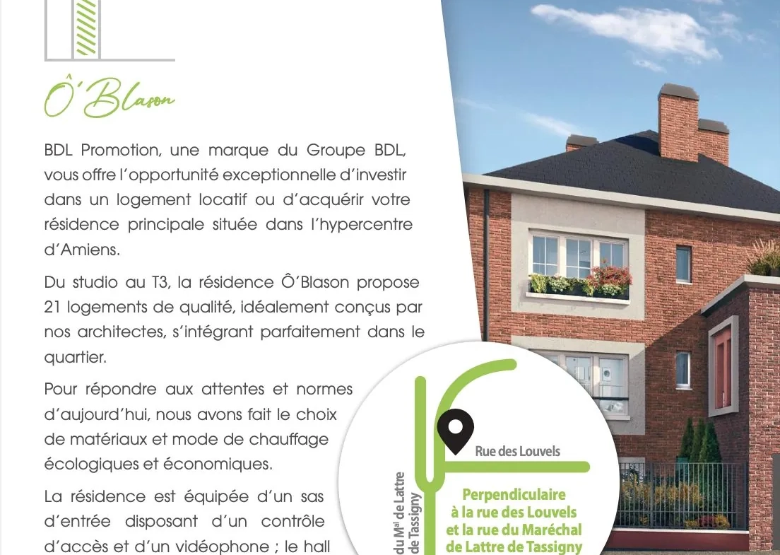 Appartement T2 neuf et lumineux à Amiens, livraison fin 2025 