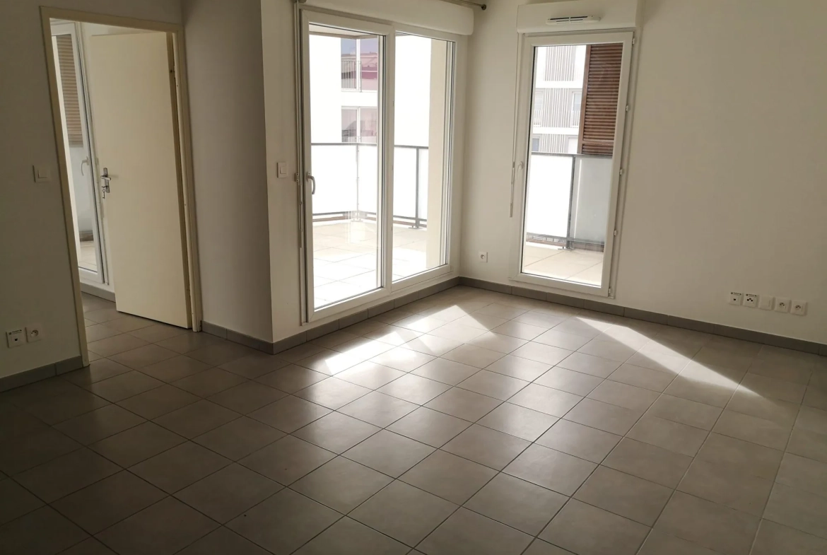 Appartement Type 2 avec terrasse à Montpellier - Résidence sécurisée 