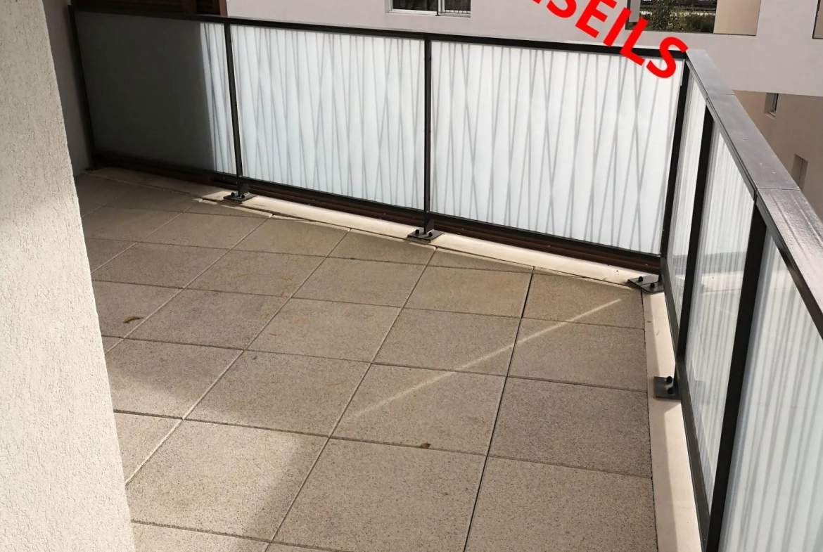 Appartement Type 2 avec terrasse à Montpellier - Résidence sécurisée 
