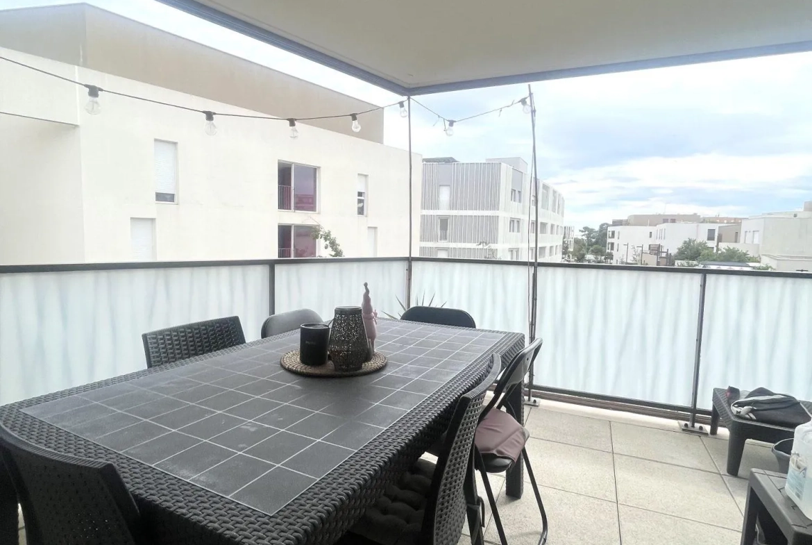 Appartement Type 2 avec terrasse à Montpellier - Résidence sécurisée 
