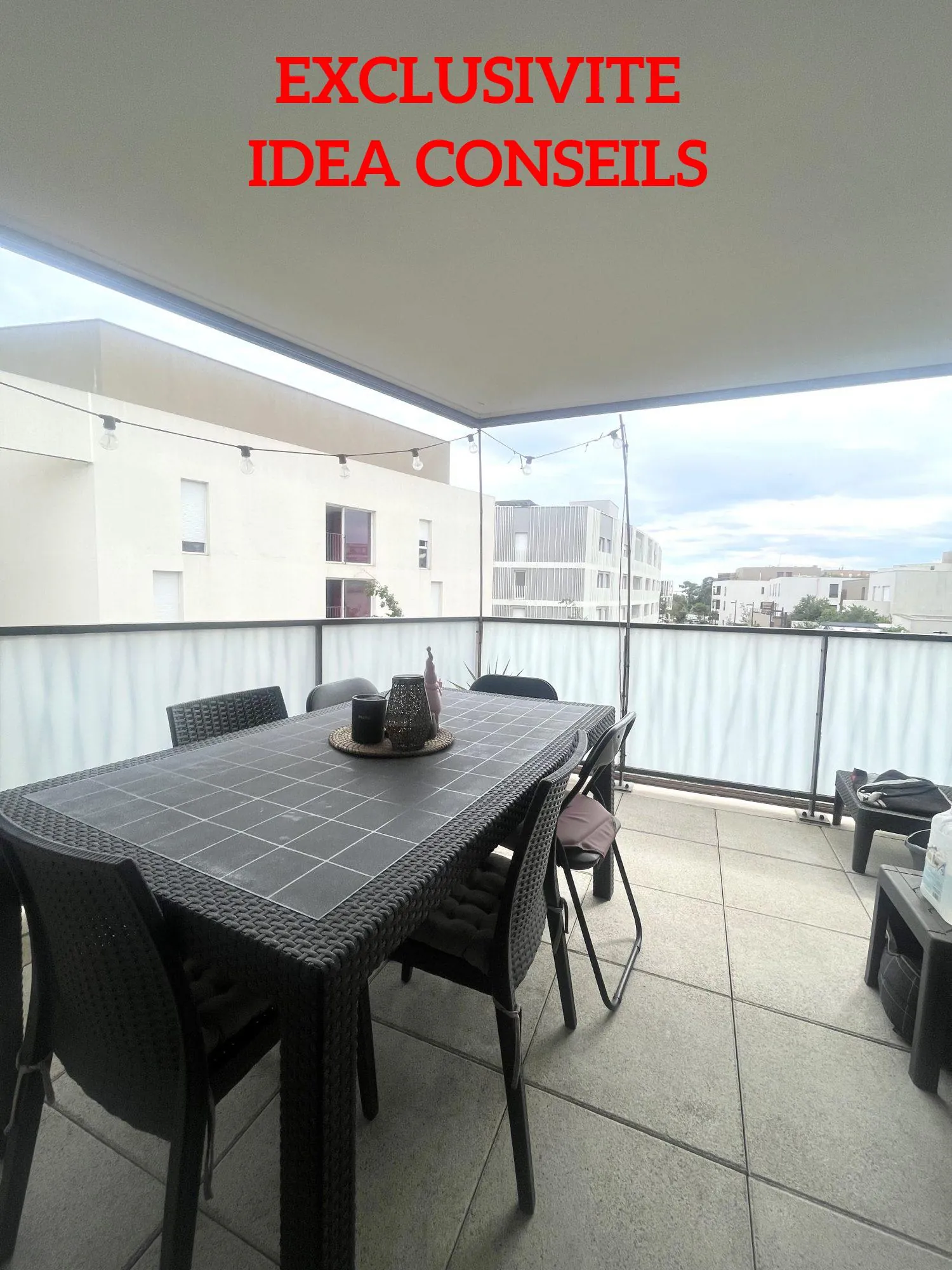 Appartement Type 2 avec terrasse à Montpellier - Résidence sécurisée 