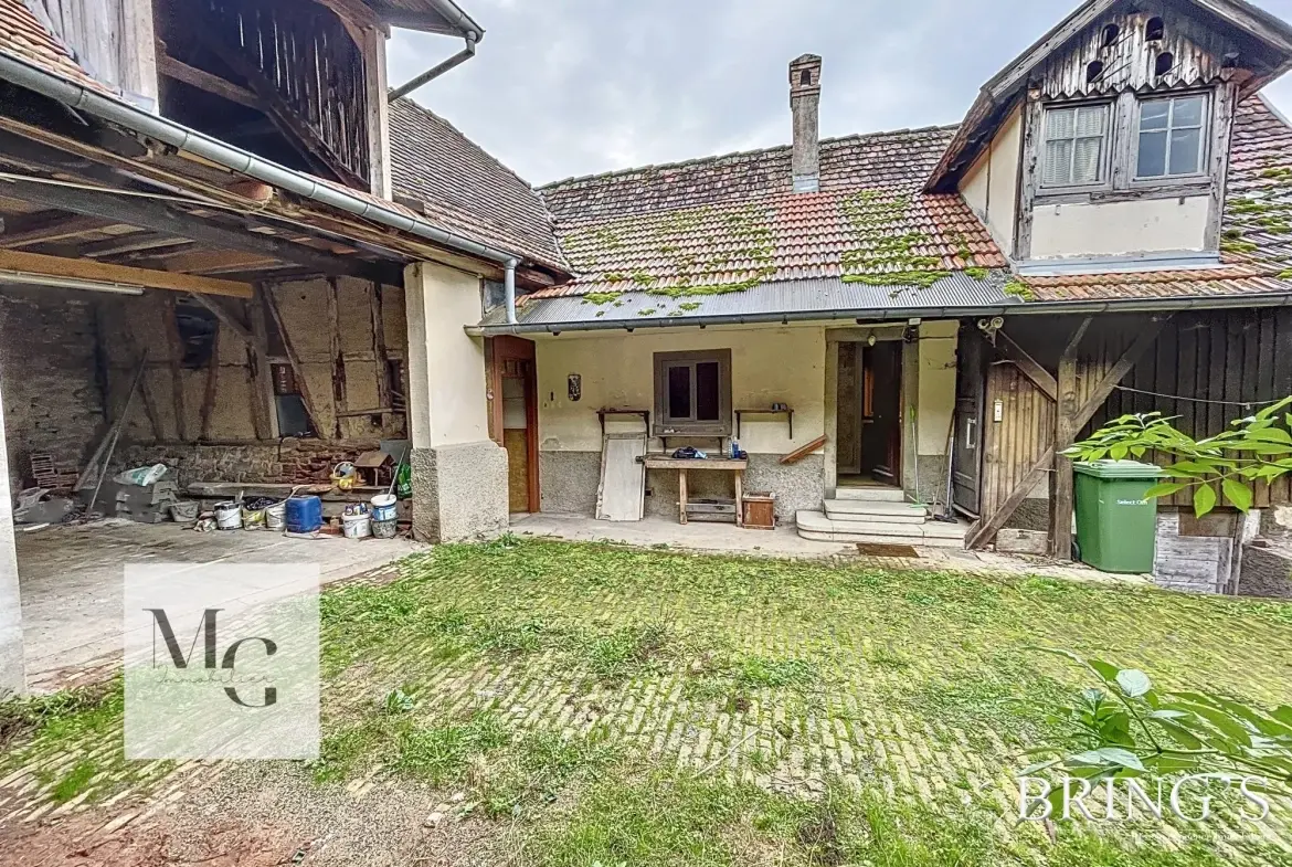 Maison ancienne à rénover à Odratzheim avec grand potentiel - 78 m² 