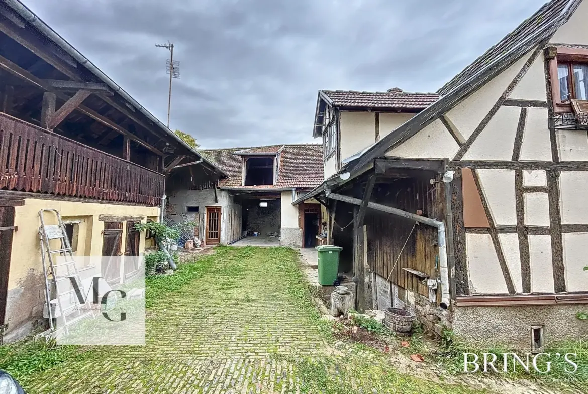 Maison ancienne à rénover à Odratzheim avec grand potentiel - 78 m² 