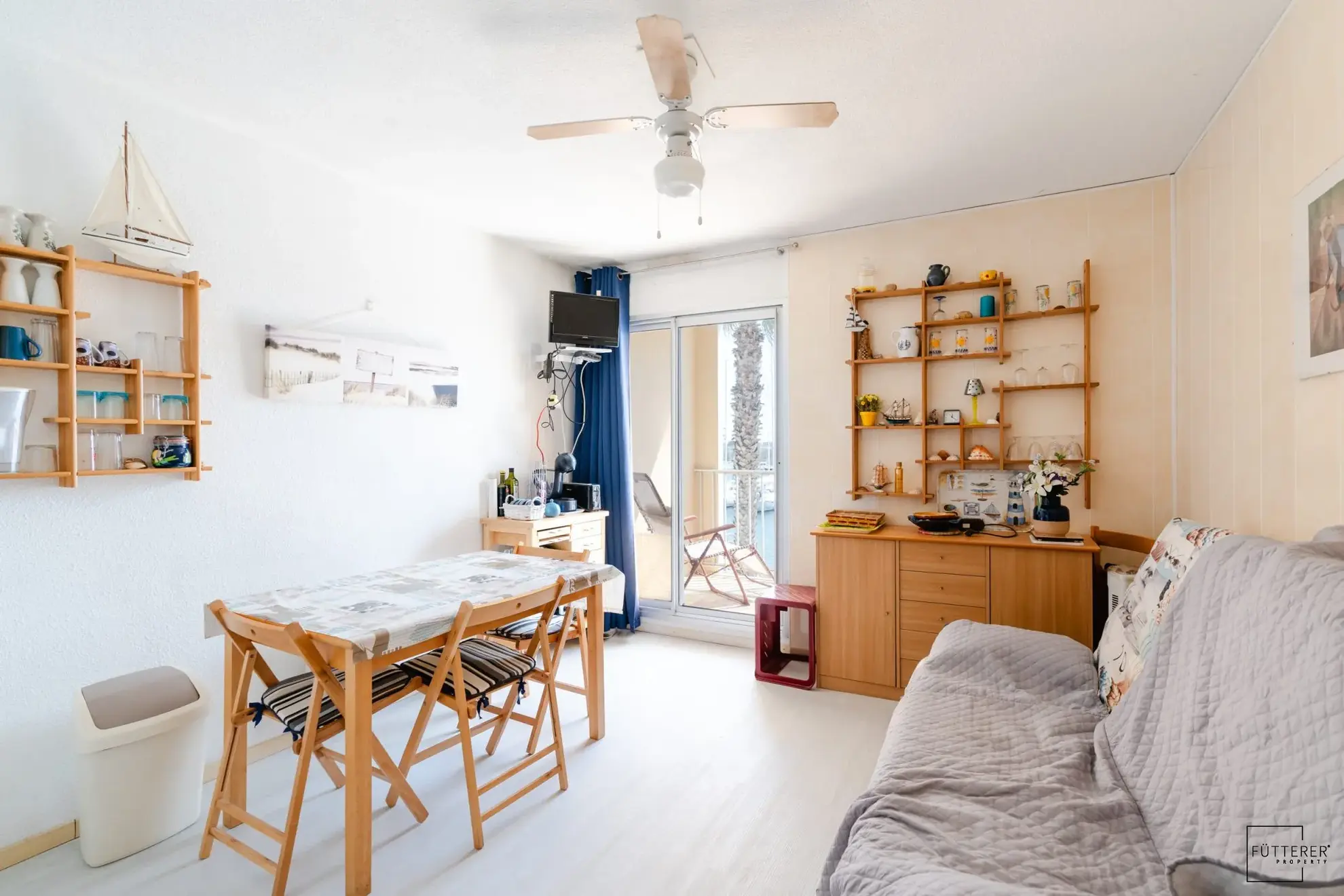 Vente d'un appartement 1 pièce avec vue sur la mer à Gruissan 