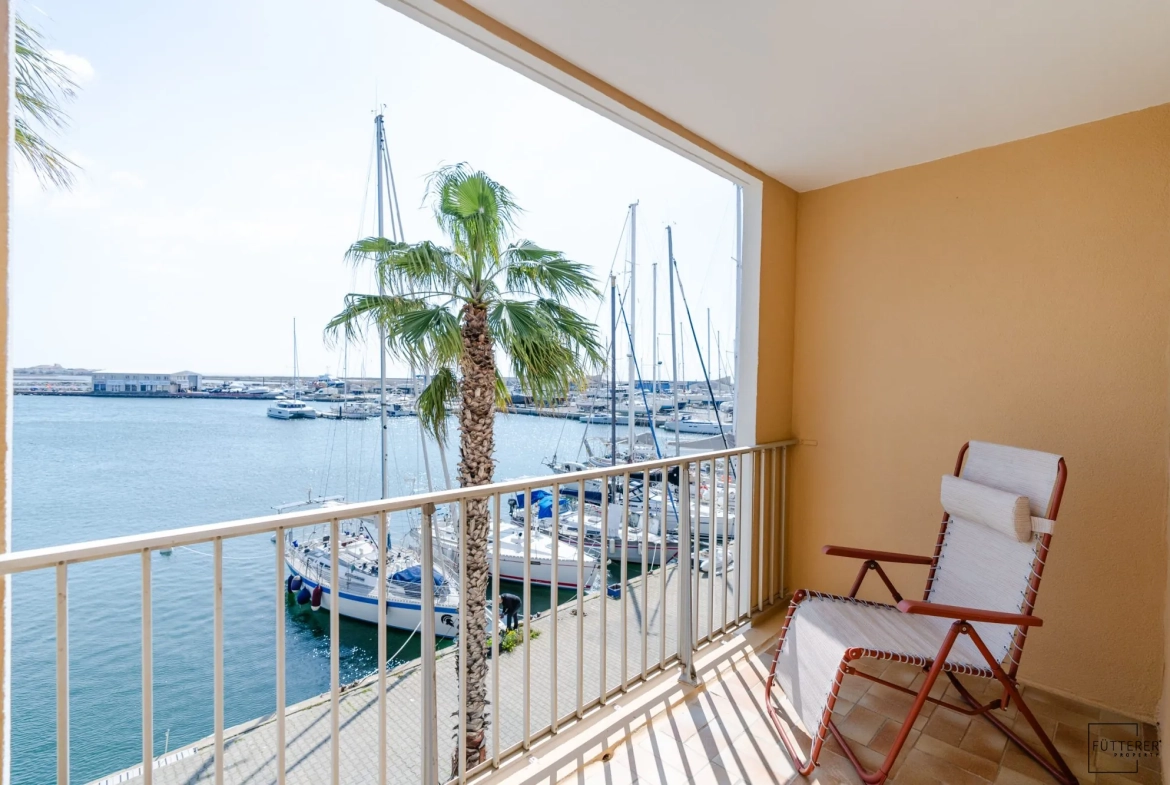 Vente d'un appartement 1 pièce avec vue sur la mer à Gruissan 
