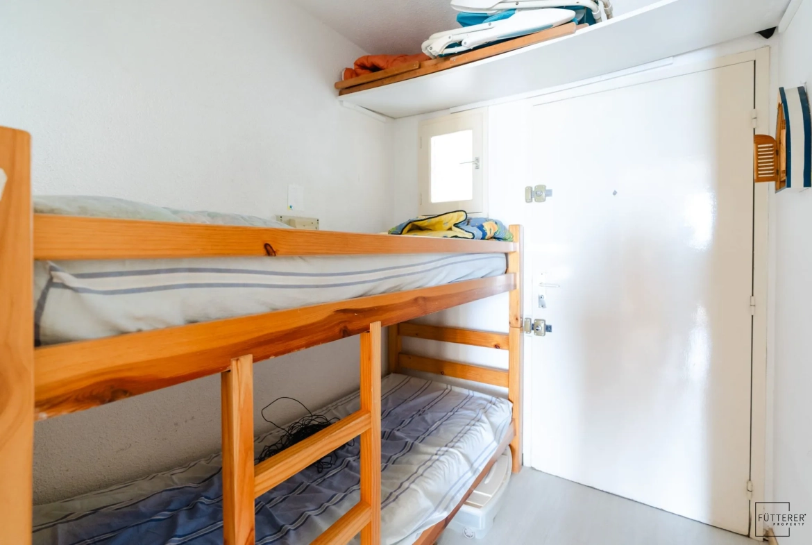 Vente d'un appartement 1 pièce avec vue sur la mer à Gruissan 