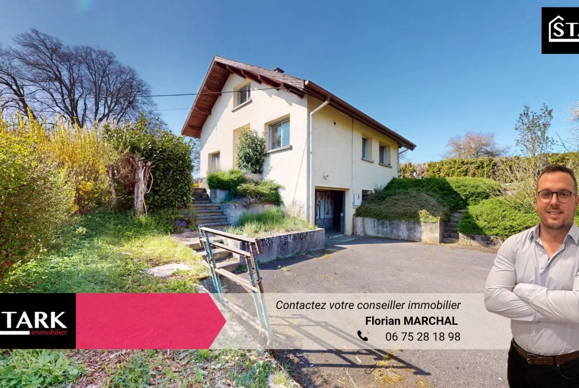 Maison à rénover de 116 m² à Courtelevant avec grand terrain et potentiel exceptionnel 