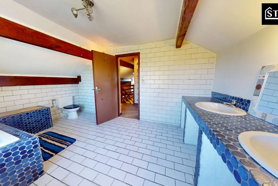 Maison à rénover de 116 m² à Courtelevant avec grand terrain et potentiel exceptionnel 