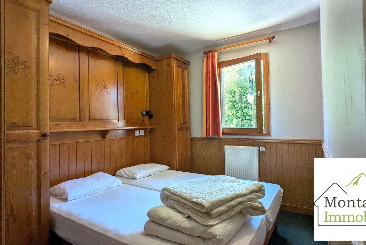 Appartement à Val Cenis Lanslevillard avec balcon, bail commercial et revenu locatif élevé 