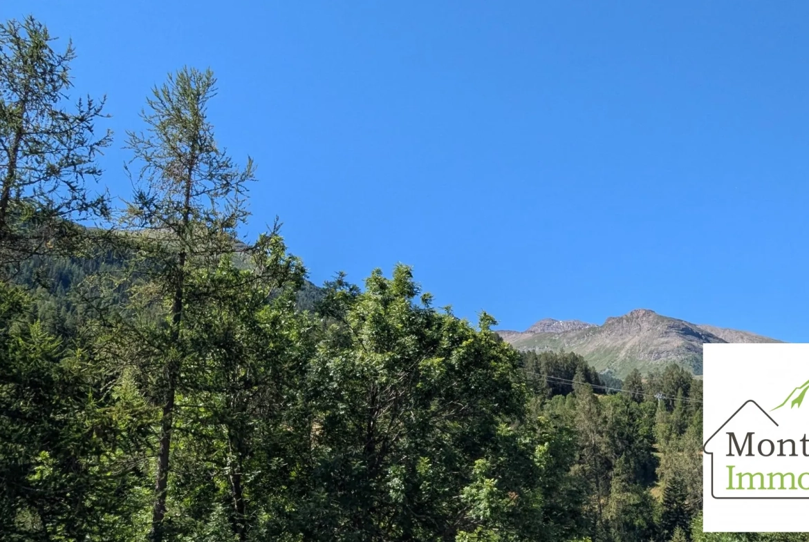 Appartement à Val Cenis Lanslevillard avec balcon, bail commercial et revenu locatif élevé 