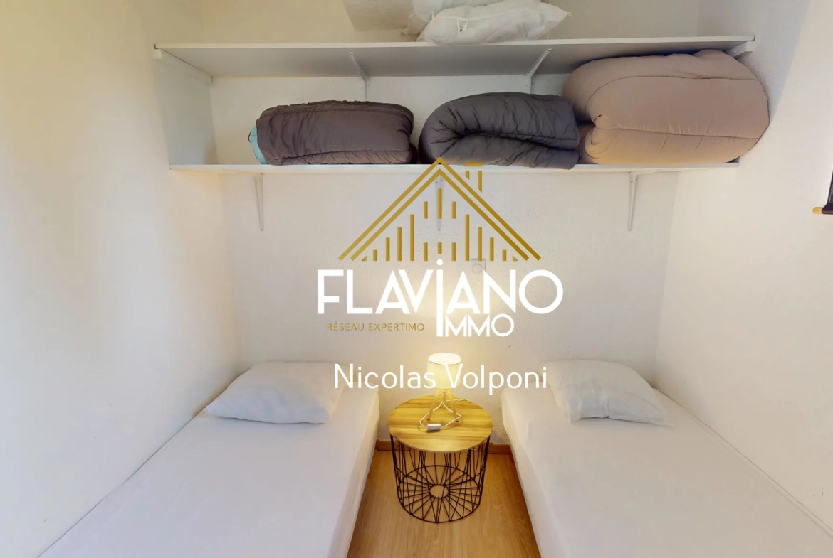 Appartement T2 de 25,50 m² au secteur du Sauze avec parking et balcon 