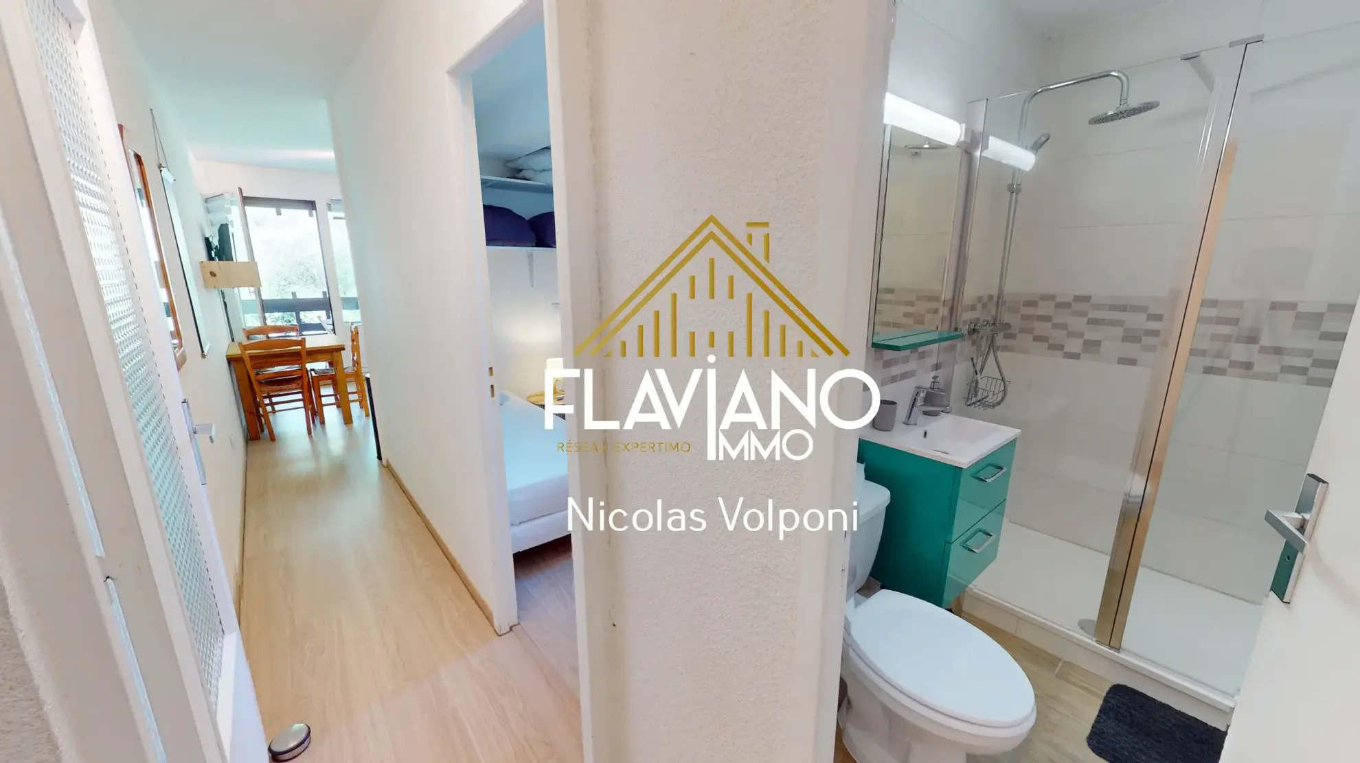 Appartement T2 de 25,50 m² au secteur du Sauze avec parking et balcon 