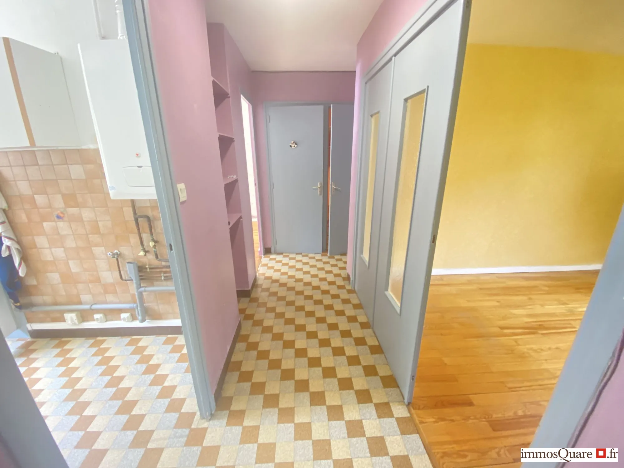 Bel appartement T3 à vendre à La Mulatière, 53,12 m² avec cave et parking, calme et lumineux 