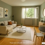 Bel appartement T3 à vendre à La Mulatière, 53,12 m² avec cave et parking, calme et lumineux