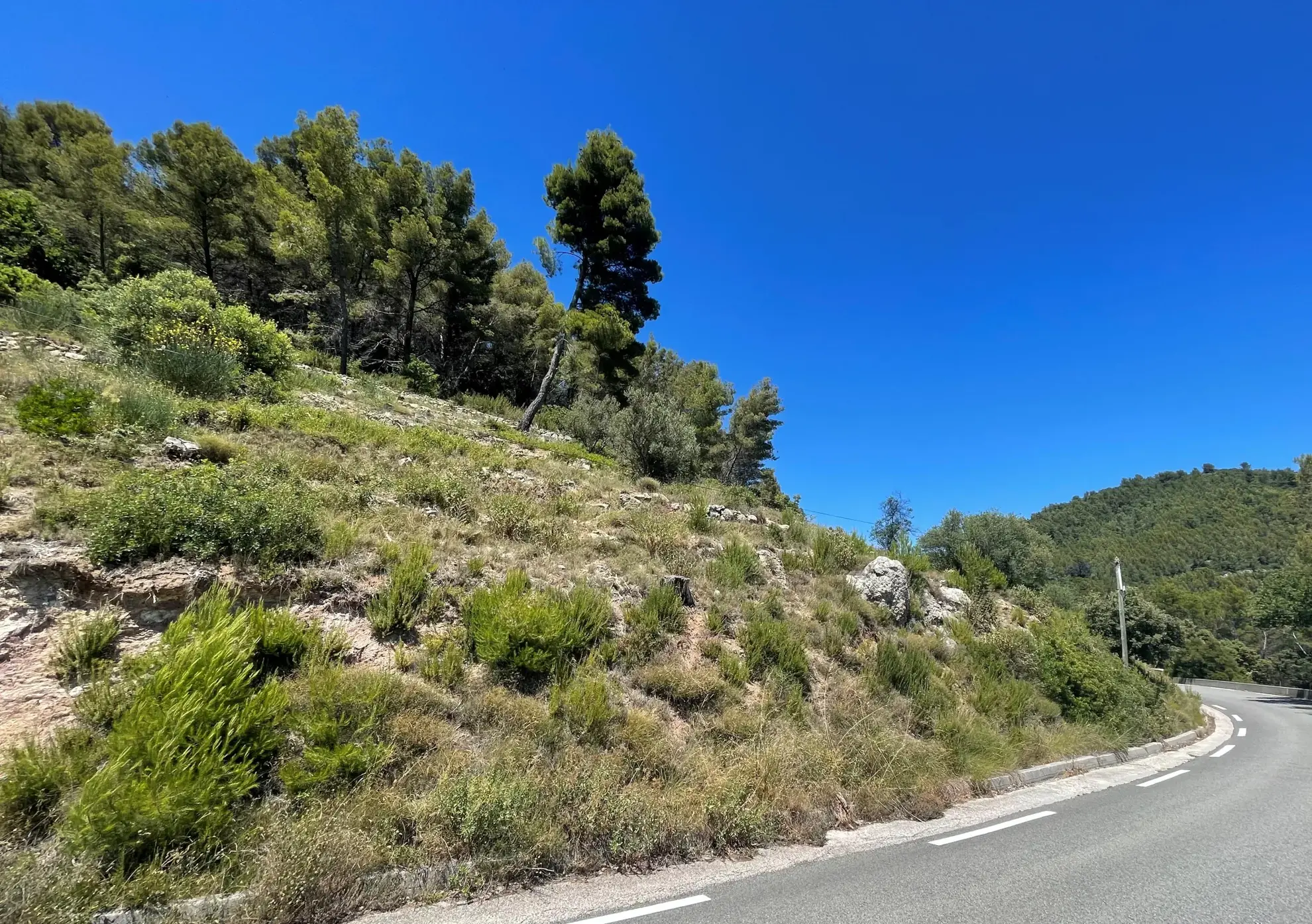 Terrain non constructible de 7358 m² avec vue à Puget-Ville 