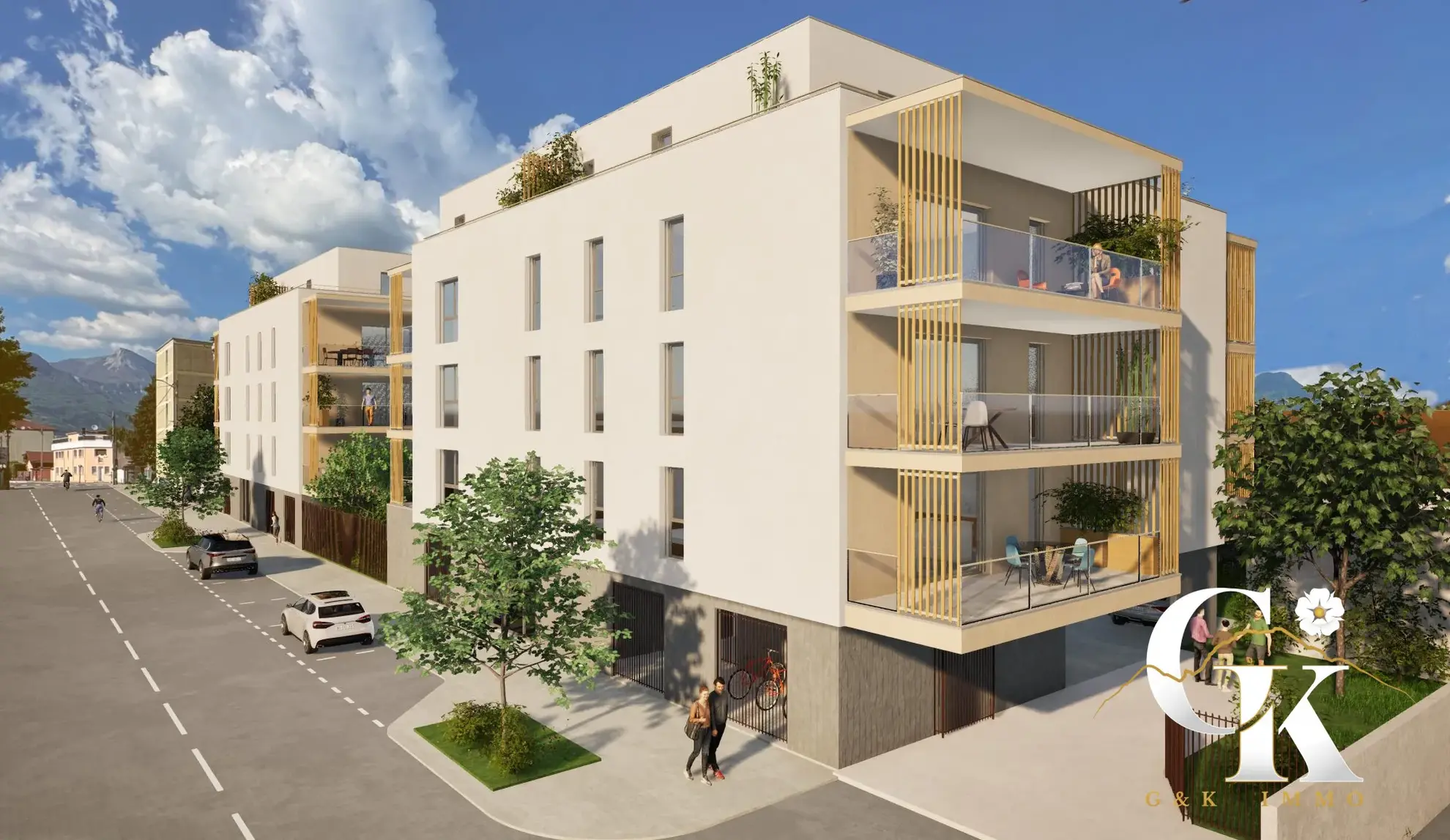 Appartement T2 neuf à Fontaine avec vue panoramique et terrasse – livraison 2027 