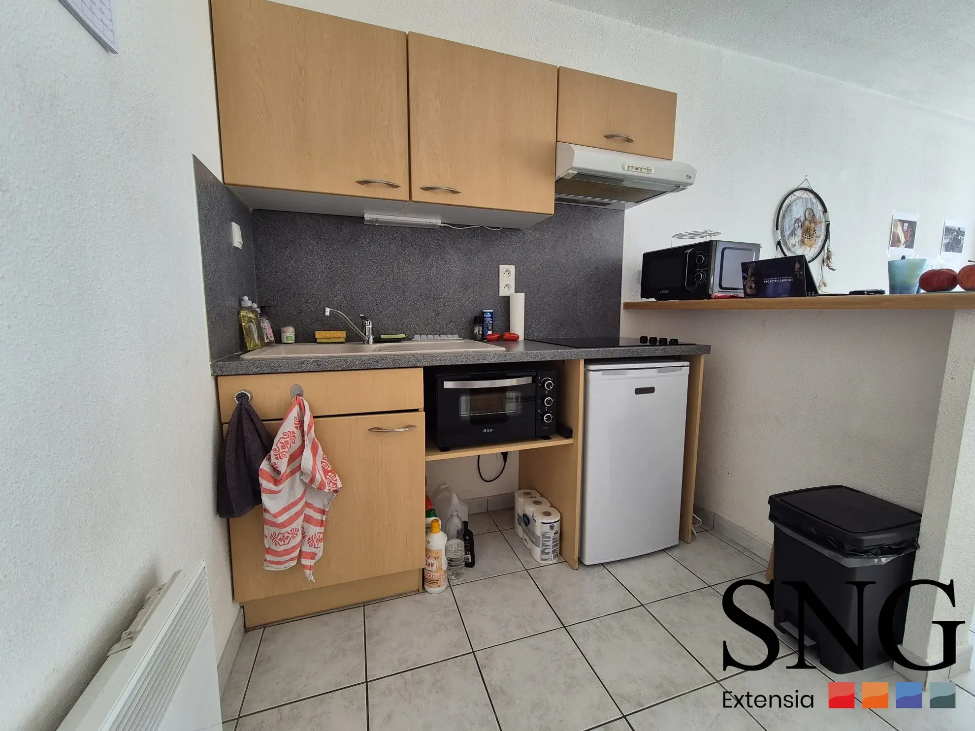 Appartement T1 à vendre avec parking et cave à Rouxmesnil-Bouteilles 