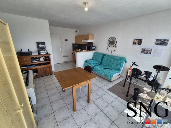 Appartement T1 à vendre avec parking et cave à Rouxmesnil-Bouteilles