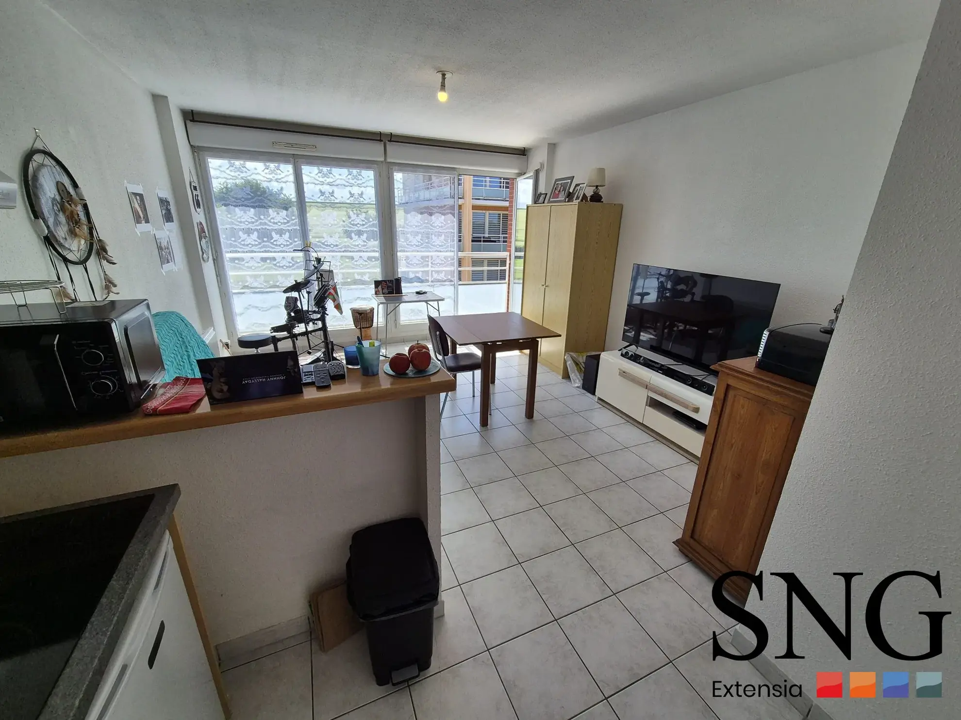 Appartement T1 à vendre avec parking et cave à Rouxmesnil-Bouteilles 