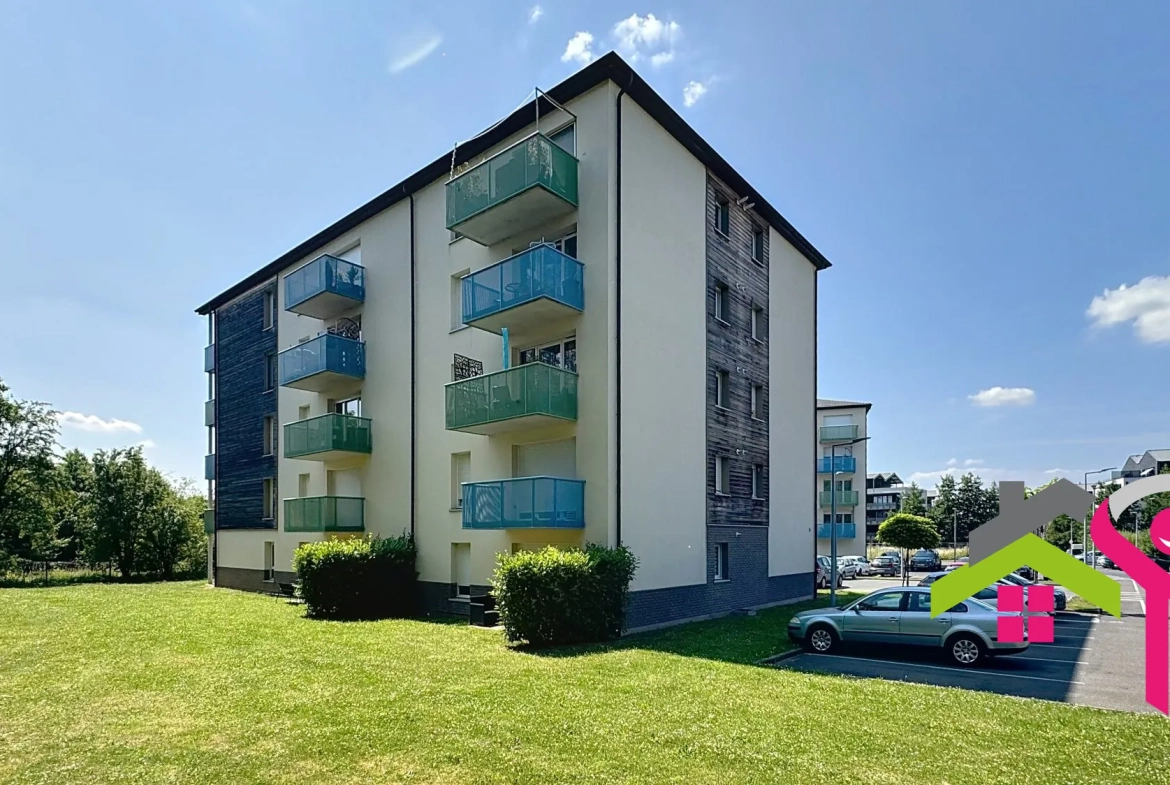 Appartement T3 lumineux de 57 m² avec balcon à Marly 