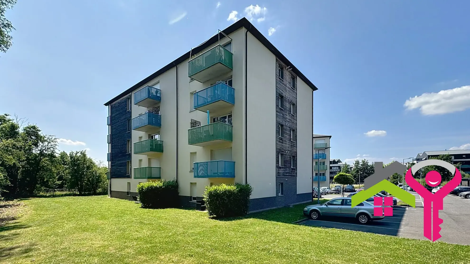 Appartement T3 lumineux de 57 m² à Marly avec balcon et parking 