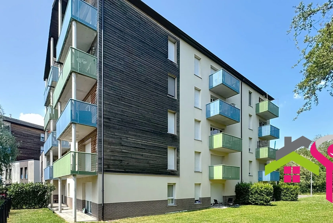 Appartement T3 lumineux de 57 m² avec balcon à Marly 