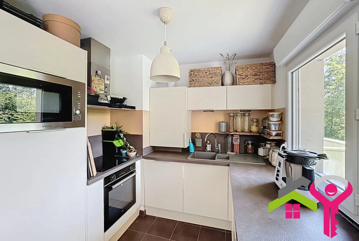 Appartement T3 lumineux de 57 m² avec balcon à Marly 