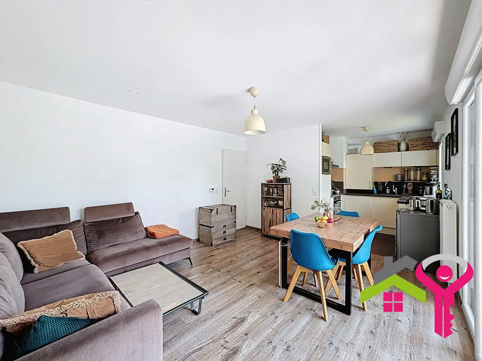 Appartement T3 lumineux de 57 m² à Marly avec balcon et parking 
