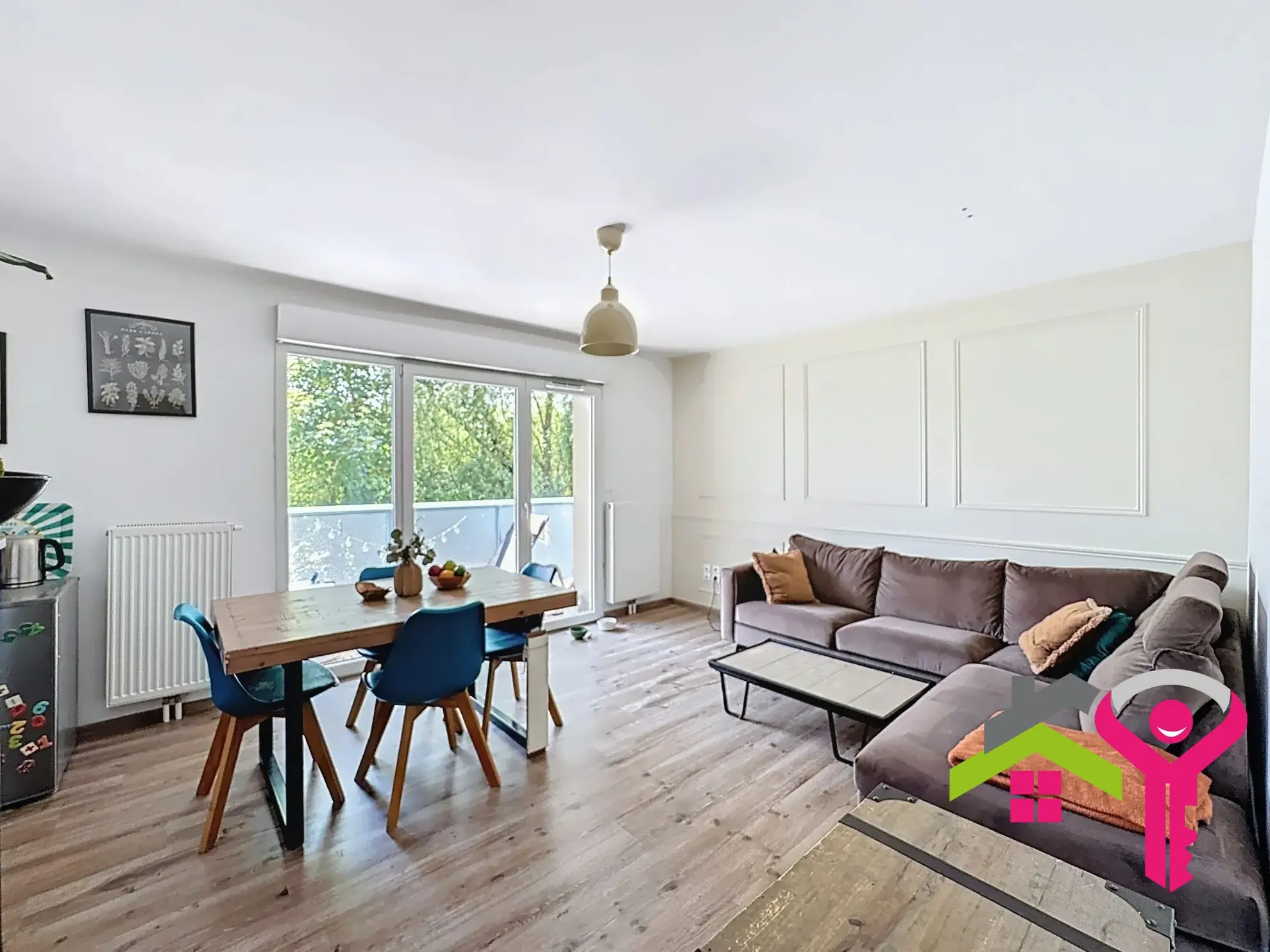 Appartement T3 lumineux de 57 m² à Marly avec balcon et parking 
