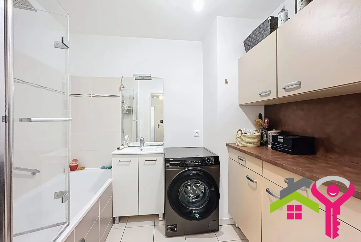 Appartement T3 lumineux de 57 m² avec balcon à Marly 