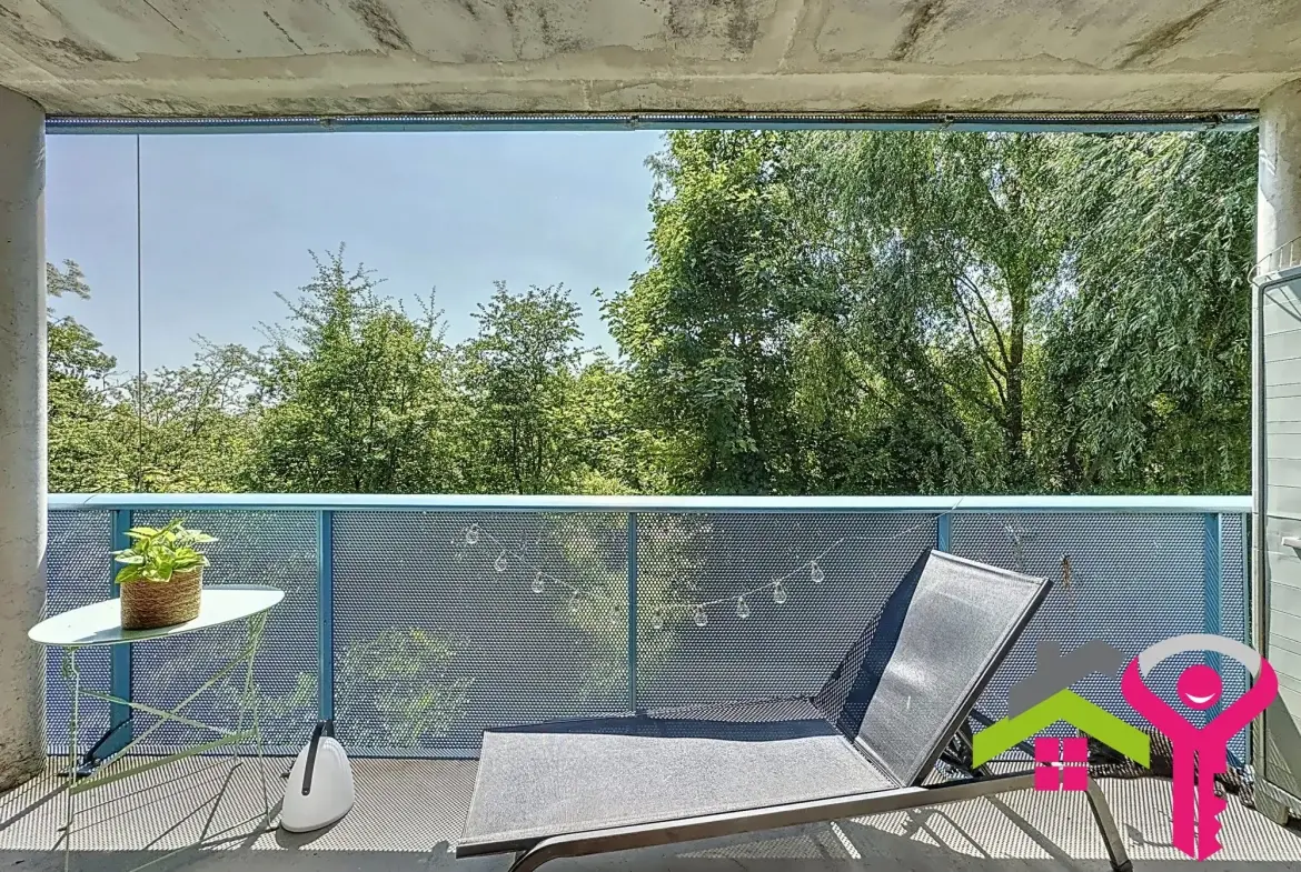 Appartement T3 lumineux de 57 m² avec balcon à Marly 