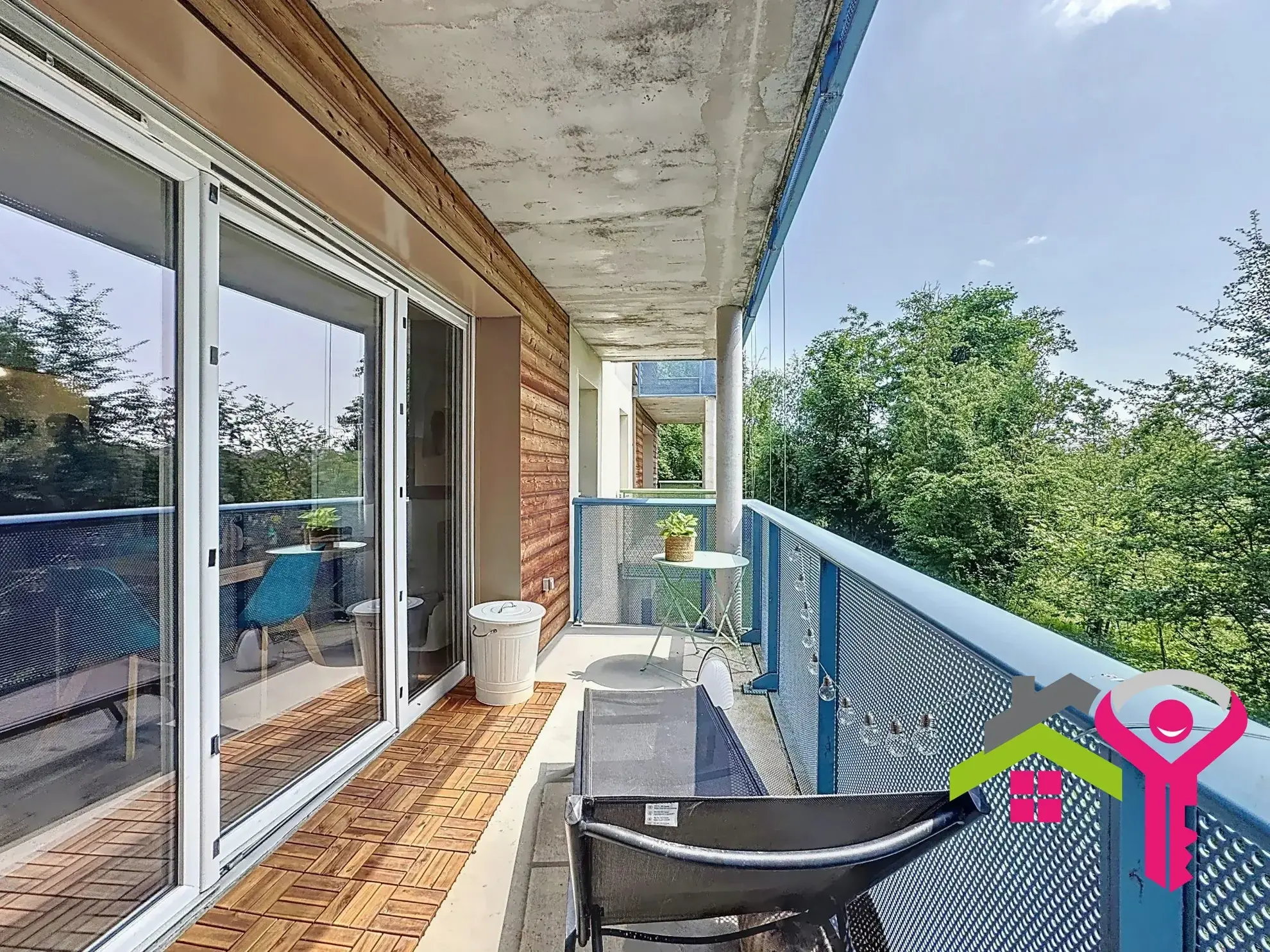 Appartement T3 lumineux de 57 m² à Marly avec balcon et parking 