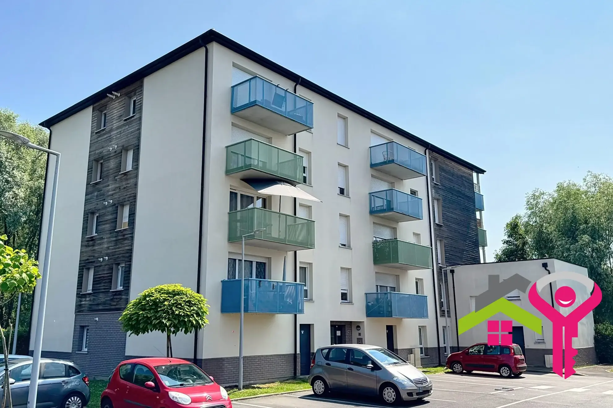 Appartement T3 lumineux de 57 m² à Marly avec balcon et parking 