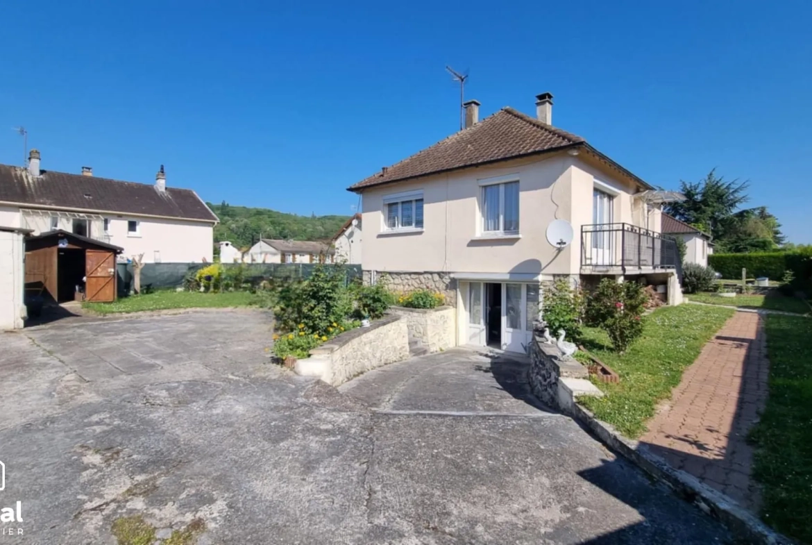 Maison semi plain-pied avec 4 chambres à Aubevoye - Centre ville 