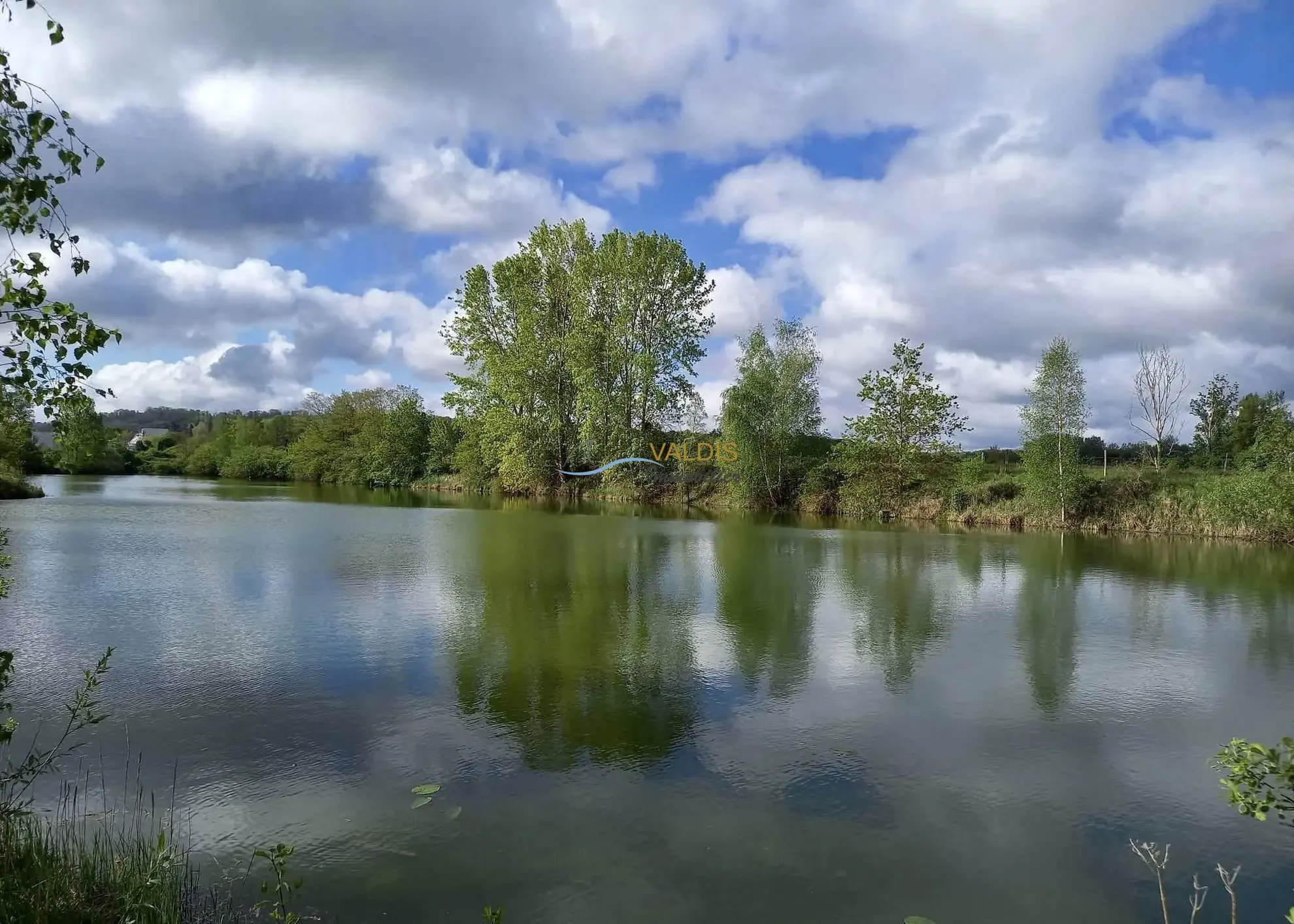 Terrain de 2,2 hectares avec étangs à Bucy-le-Long, idéal pour la détente et la pêche 
