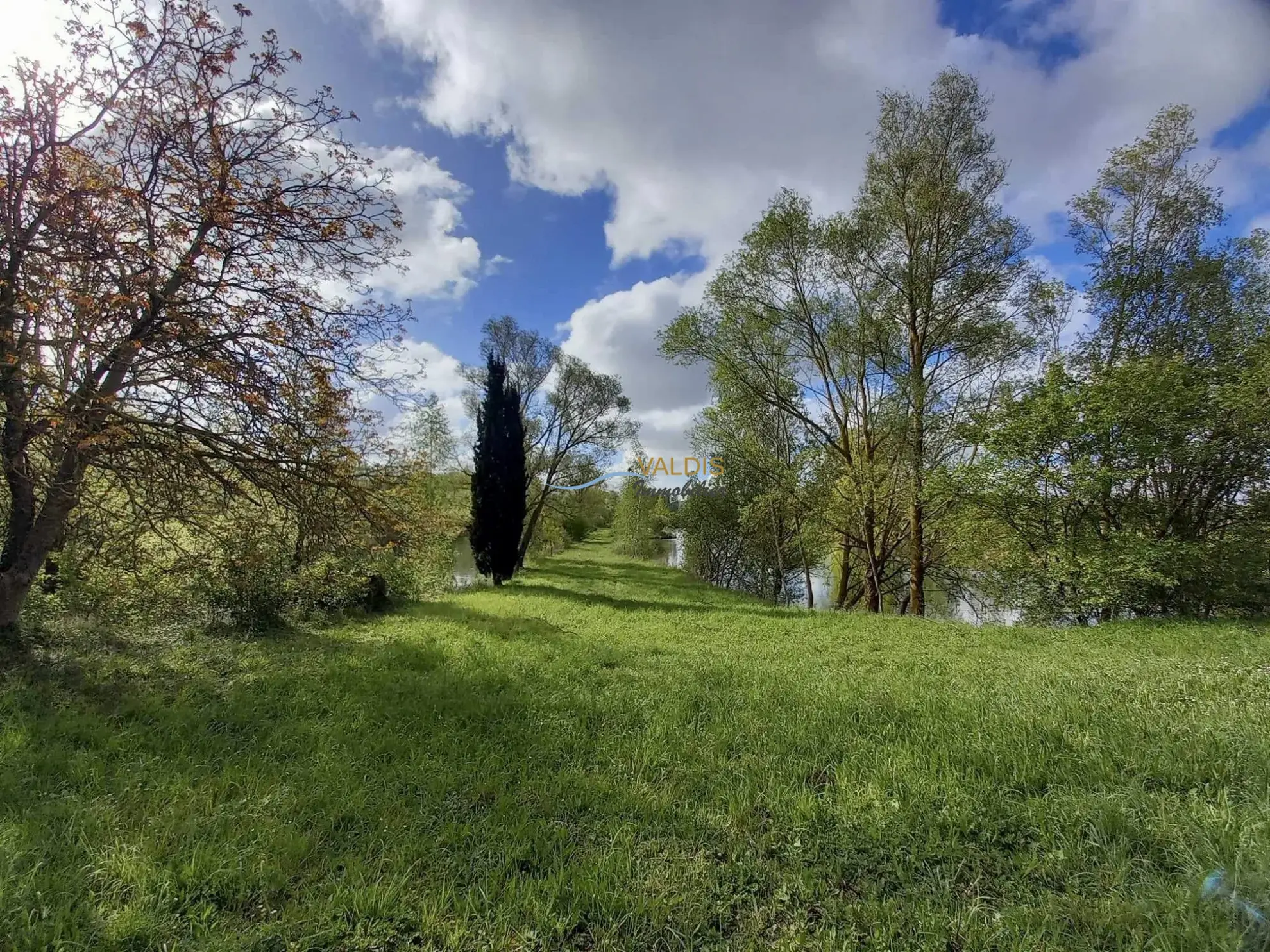 Terrain de 2,2 hectares avec étangs à Bucy-le-Long, idéal pour la détente et la pêche 
