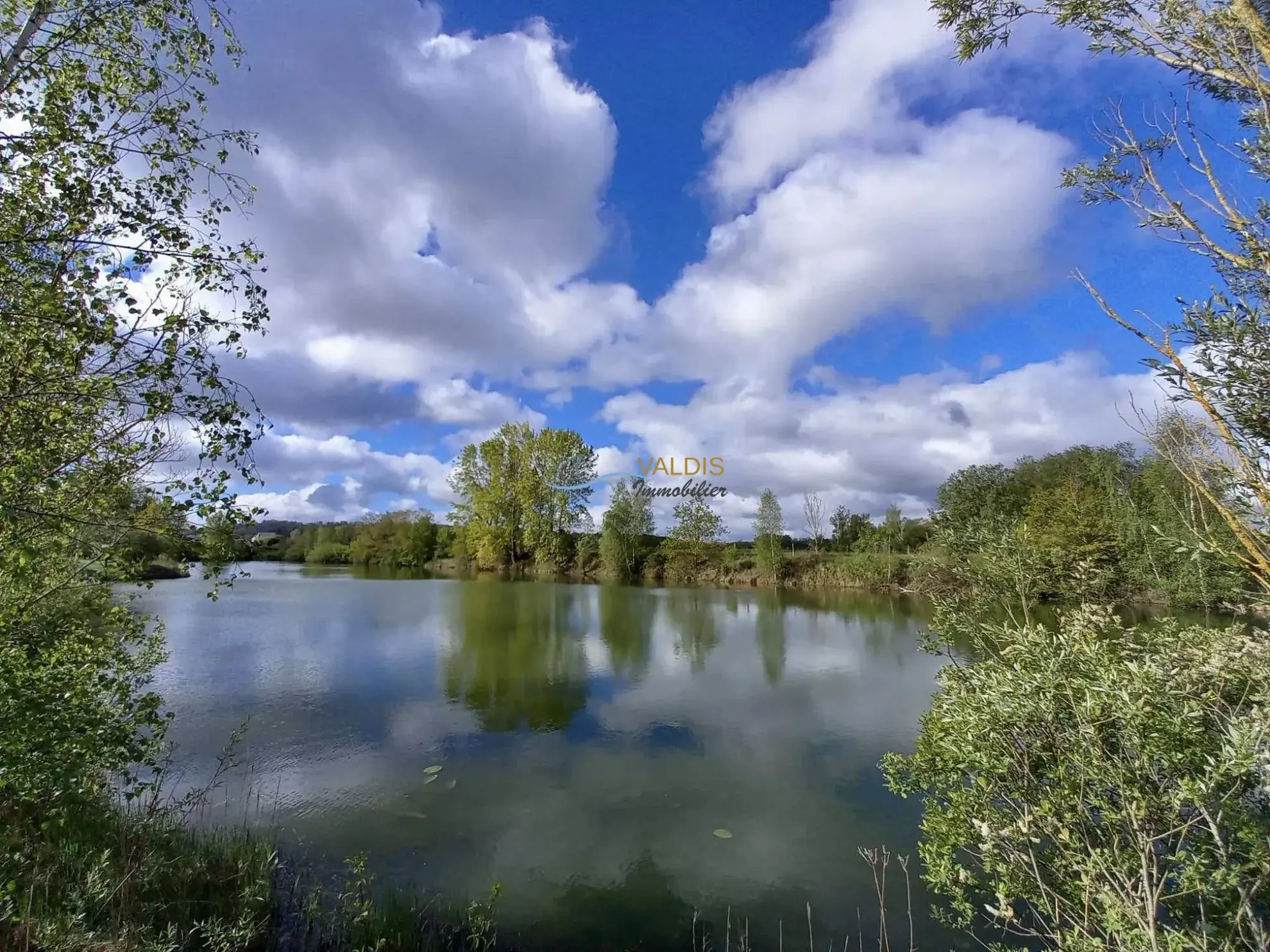 Terrain de 2,2 hectares avec étangs à Bucy-le-Long, idéal pour la détente et la pêche 