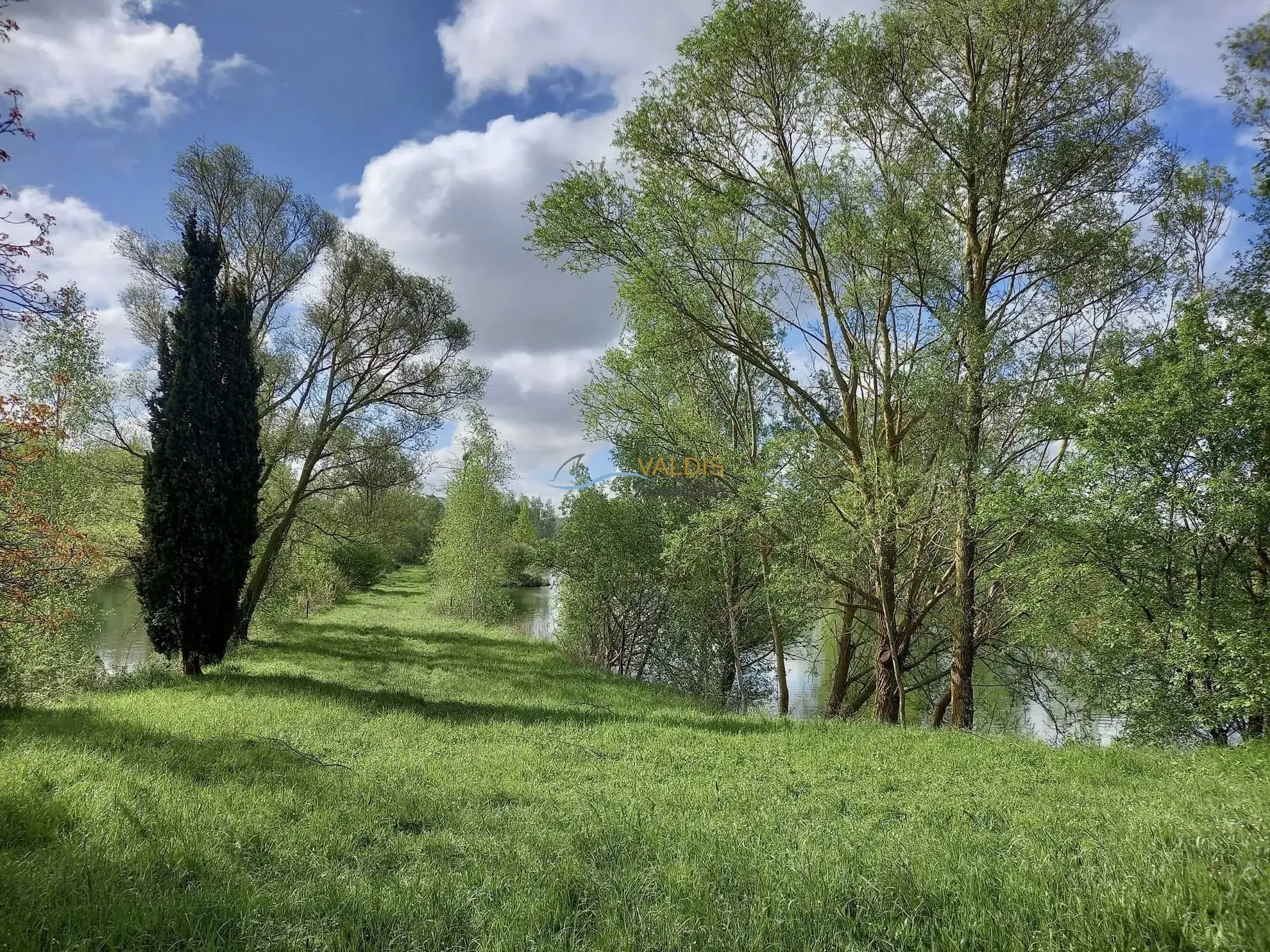 Terrain de 2,2 hectares avec étangs à Bucy-le-Long, idéal pour la détente et la pêche 