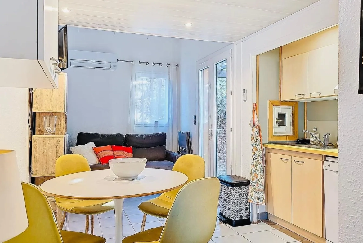 Charmant appartement T2 en rez-de-jardin à Argelès-sur-Mer avec parking 