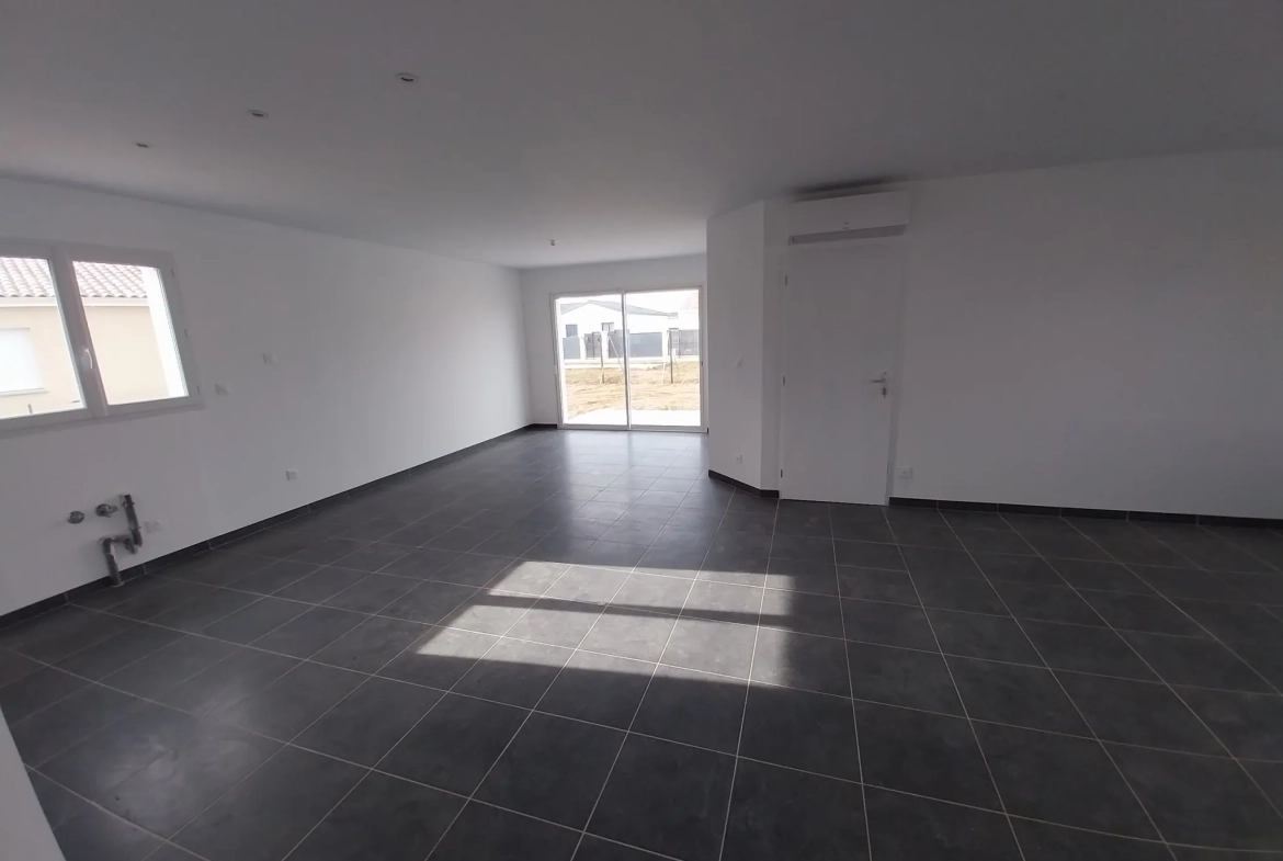 Maison neuve de 94 m² à Nègrepelisse avec garage et terrain clôturé 